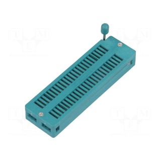 Socket: integrated circuits | ZIF | DIP48 | 7.62/15.24mm | THT | 50VDC