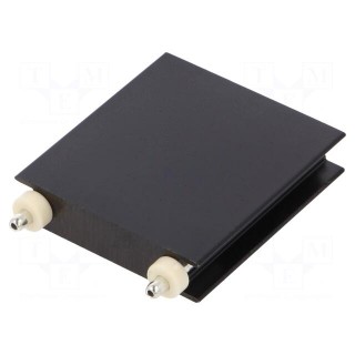 Heatsink: extruded | flat | SOT93,TO218,TO220,TO247,TOP3 | black