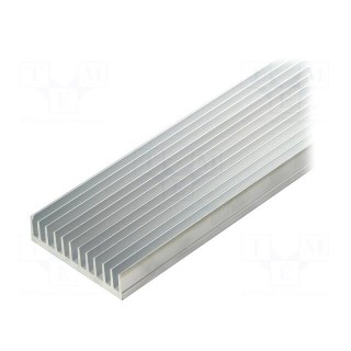 Heatsink: extruded | grilled | aluminium | L: 1000mm | W: 59.69mm | plain