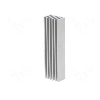Heatsink: extruded | grilled | aluminium | L: 75mm | W: 21mm | H: 14mm