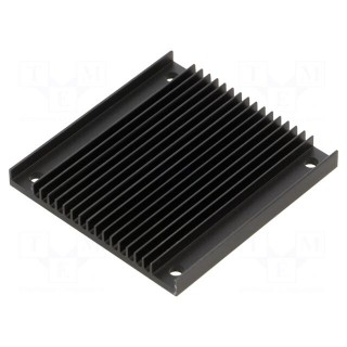Heatsink: extruded | grilled | for inverters | L: 57.9mm | W: 61mm