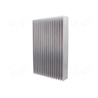 Heatsink: extruded | grilled | L: 300mm | W: 190.5mm | H: 50mm | aluminium