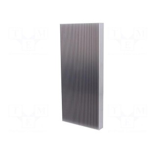 Heatsink: extruded | grilled | natural | L: 200mm | W: 90mm | H: 17mm | raw