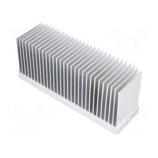Heatsink: extruded | grilled | natural | L: 50mm | W: 174mm | H: 75.5mm
