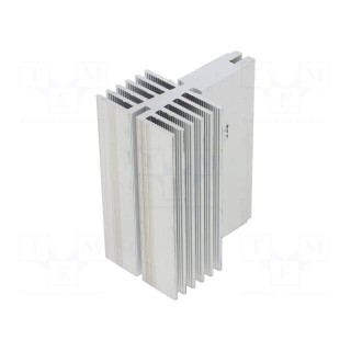 Heatsink: extruded | grilled | natural | L: 75mm | W: 40mm | H: 60mm