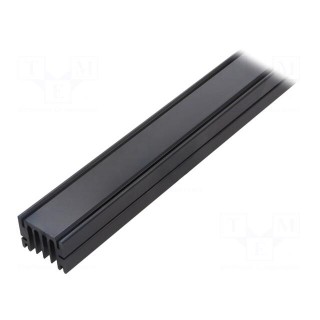 Heatsink: extruded | grilled | SOT93,TO218,TO220,TO247,TOP3 | black