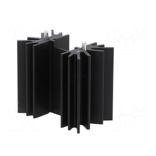 Heatsink: extruded | H | TO218,TO220,TO247 | black | L: 41.9mm | 3.3°C/W