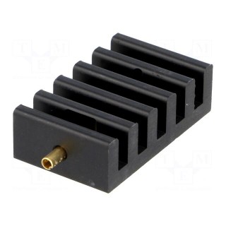 Heatsink: extruded | grilled | TO218,TO220,TO247,TO248,TO3P | black