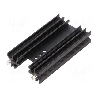 Heatsink: extruded | H | TO202,TO218,TO220,TOP3 | black | L: 63mm