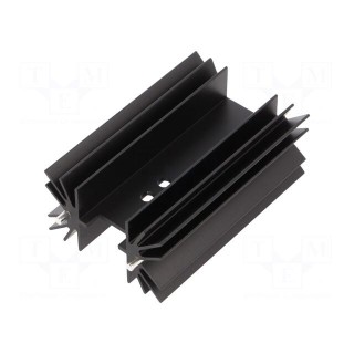 Heatsink: extruded | TO218,TO220,TO247 | black | L: 25mm | W: 41.6mm