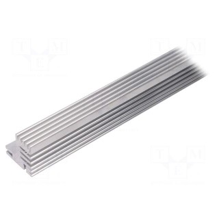 Heatsink: extruded | TO220 | natural | L: 1000mm | W: 30mm | H: 31mm