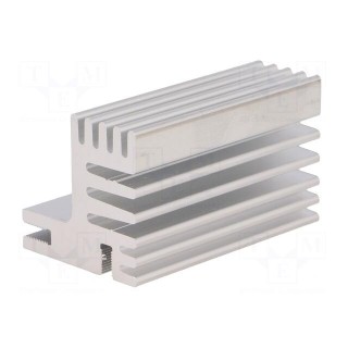 Heatsink: extruded | TO220 | natural | L: 50mm | W: 30mm | H: 31mm | 7.8K/W