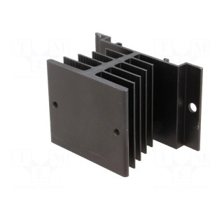Heatsink: extruded | Y | for one phase solid state relays | black
