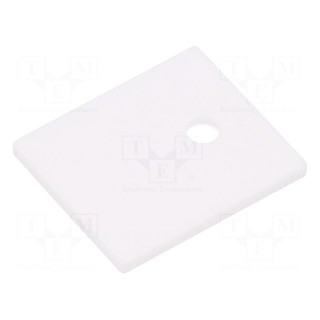 Heat transfer pad: aluminum | TO218,TOP3 | Thk: 1.6mm | 25W/mK | 10kV