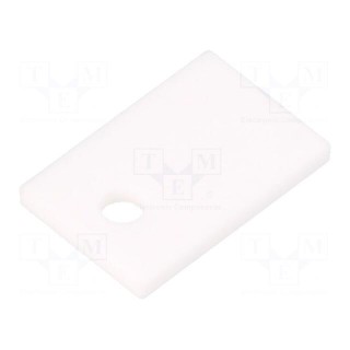 Heat transfer pad: aluminum | TO220 | Thk: 1.5mm | 25W/mK | 15kV | screw
