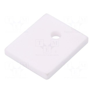 Heat transfer pad: ceramic | TO218,TO247 | L: 21mm | W: 25mm | Thk: 3mm
