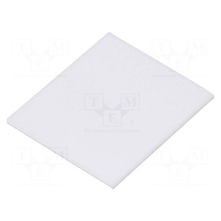 Heat transfer pad: ceramic | TO247 | L: 20mm | W: 23mm | Thk: 1mm | 25W/mK