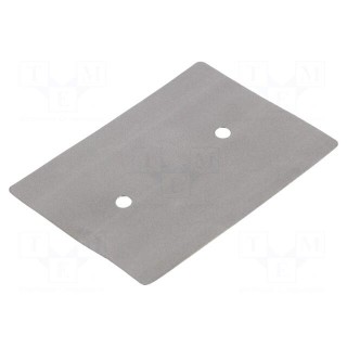 Heat transfer pad: graphite | L: 78mm | W: 55mm | Thk: 0.2mm | 20W/mK
