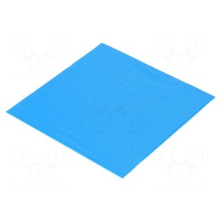 Heat transfer pad: silicone | L: 101.6mm | W: 101.6mm | green | Thk: 1mm