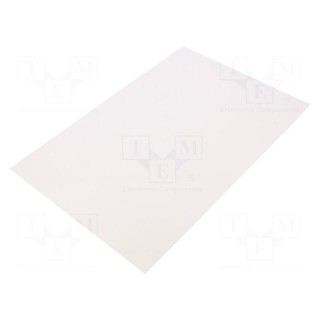 Heat transfer pad: silicone | L: 300mm | W: 200mm | Thk: 0.2mm | 1.5W/mK