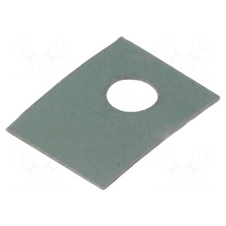 Heat transfer pad: silicone | SOT32 | 0.45K/W | L: 11mm | W: 8mm | 6.5kV