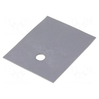 Heat transfer pad: silicone | SOT93,TOP3 | 0.4K/W | L: 24mm | W: 20mm