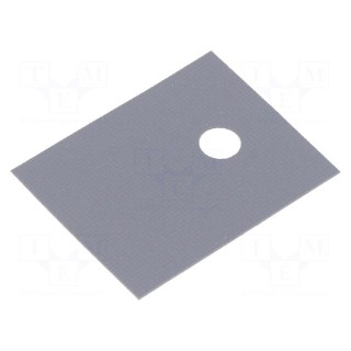 Heat transfer pad: silicone | TO218,TOP3 | Thk: 0.18mm | 900mW/mK