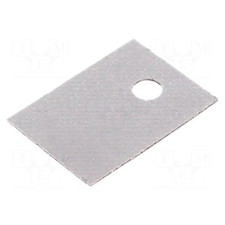 Heat transfer pad: silicone | TO220 | 0.4K/W | L: 18mm | W: 13mm