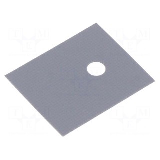 Heat transfer pad: silicone | TO220 | Thk: 0.18mm | 900mW/mK | 2.5kV
