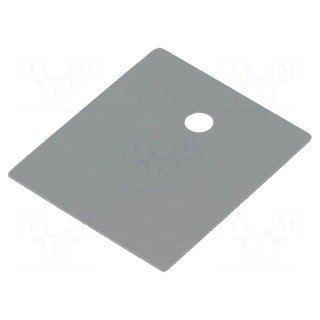 Heat transfer pad: silicone | TO247/1 | 0.4K/W | L: 24mm | W: 21mm | 10kV