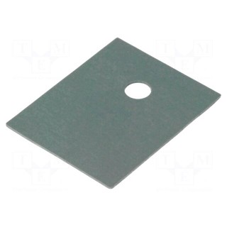 Heat transfer pad: silicone | TO247 | 0.4K/W | L: 21mm | W: 17mm | 10kV