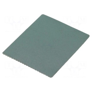 Heat transfer pad: silicone | TO3158 | 0.45K/W | L: 24mm | W: 20mm