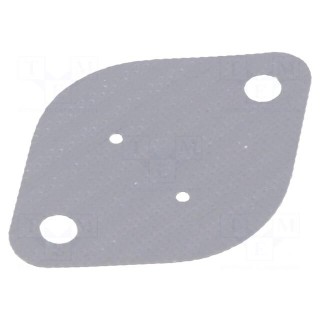 Heat transfer pad: silicone | TO3 | Thk: 0.23mm | 900mW/mK | -60÷200°C