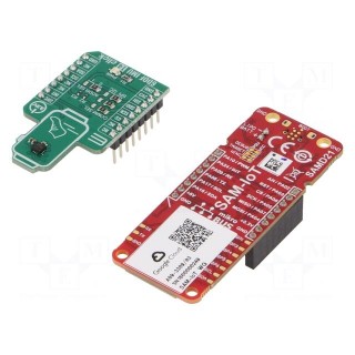 Dev.kit: Microchip | ATSAMD21 | I/O lines on pin header