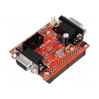 Dev.kit: Microchip AVR | Components: AT90CAN128 | prototype board