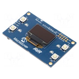 Dev.kit: Microchip AVR | Family: ATTINY | prototype board | 3VDC