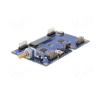 Dev.kit: Microchip AVR | Family: ATXMEGA | prototype board