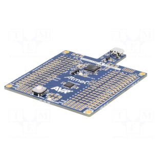 Dev.kit: Microchip AVR | Family: ATMEGA | prototype board