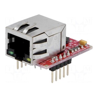 Dev.kit: Microchip | prototype board | I/O lines on pin header