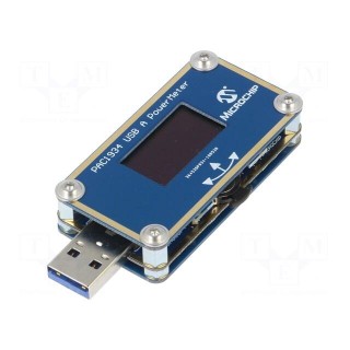 Dev.kit: Microchip | OLED | Comp: PAC1934 | DC power/energy monitor