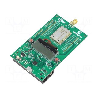 Dev.kit: Microchip PIC | prototype board | battery slot AAA x2