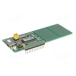 Dev.kit: Microchip PIC | PIC18 | prototype board | Comp: PIC18F2550