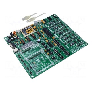 Dev.kit: Microchip PIC | Comp: PIC18F45K22 | Add-on connectors: 2