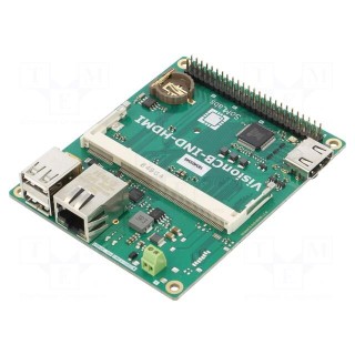 Dev.kit: ARM NXP | Ethernet,UART,USB | 9÷12VDC | 0÷70°C | 98x79x22mm