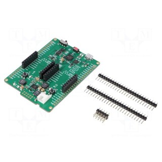 Dev.kit: Microchip ARM | pin strips,mikroBUS socket,USB B micro