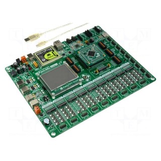 Dev.kit: ARM ST | Comp: DS1820,LM35,VS1053 | Add-on connectors: 2
