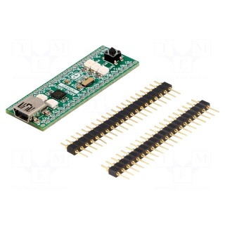 Dev.kit: ARM ST | STM32F051R8T6 | USB B mini,pin strips