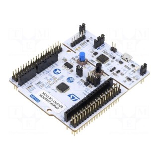Dev.kit: STM32 | STM32C031C6T6 | Add-on connectors: 2 | base board