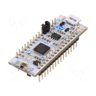 Dev.kit: STM32 | STM32F031K6T6 | Add-on connectors: 2 | base board
