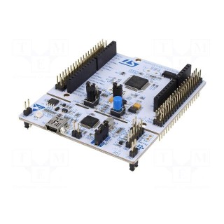 Dev.kit: STM32 | STM32F302R8T6 | Add-on connectors: 2 | base board